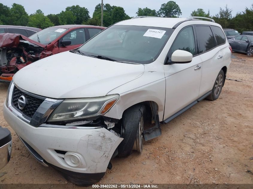 2013 Nissan Pathfinder Sv VIN: 5N1AR2MN3DC649187 Lot: 39402262