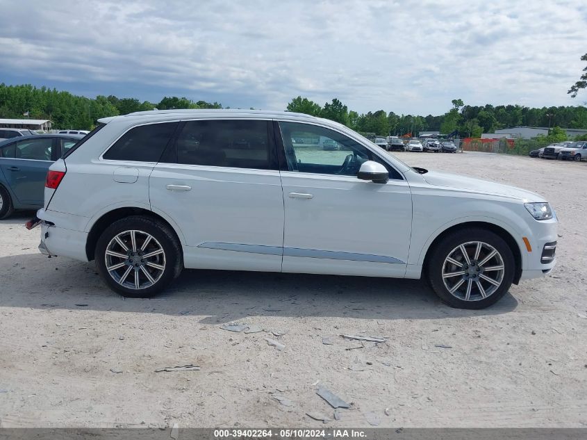 2018 Audi Q7 3.0T Premium VIN: WA1LAAF78JD026077 Lot: 39402264