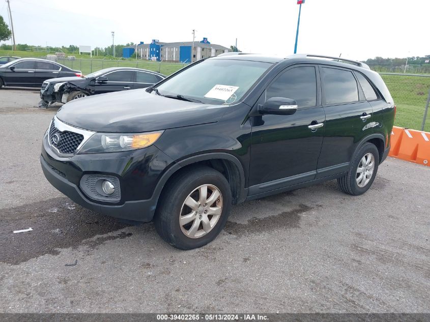 2013 Kia Sorento Lx VIN: 5XYKT3A66DG386573 Lot: 39402265