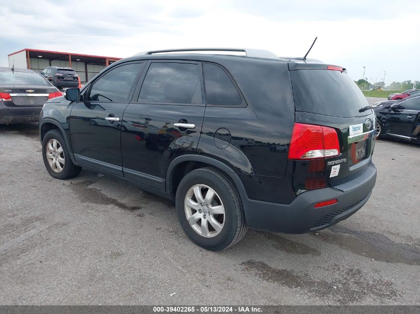 2013 Kia Sorento Lx VIN: 5XYKT3A66DG386573 Lot: 39402265