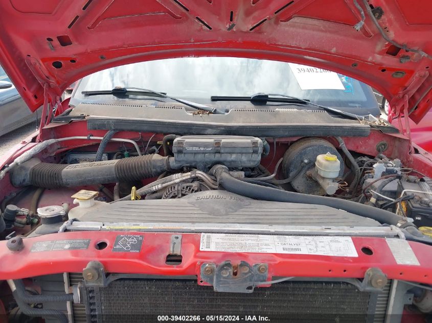 2001 Dodge Ram 1500 St VIN: 3B7HF13Z21M296008 Lot: 39402266