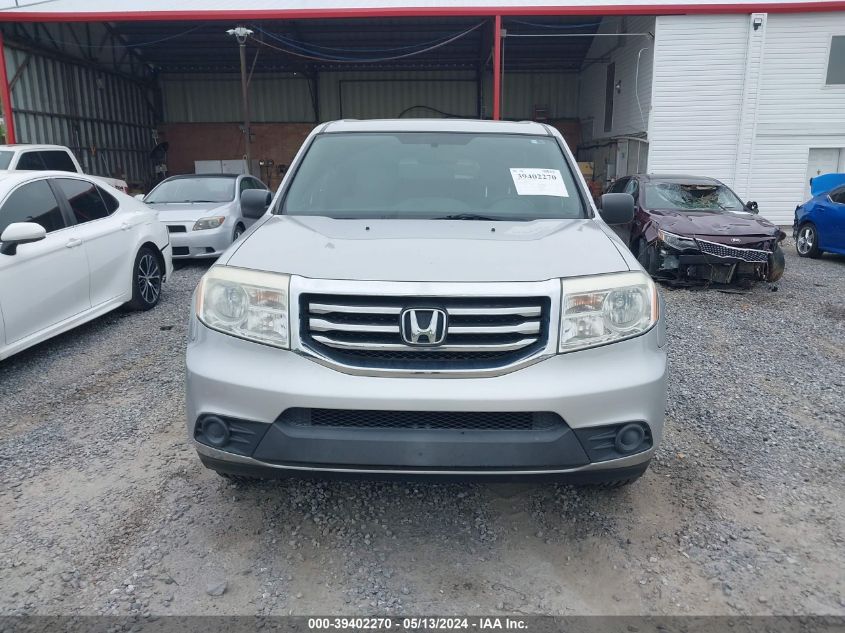 2015 Honda Pilot Lx VIN: 5FNYF3H26FB015153 Lot: 39402270