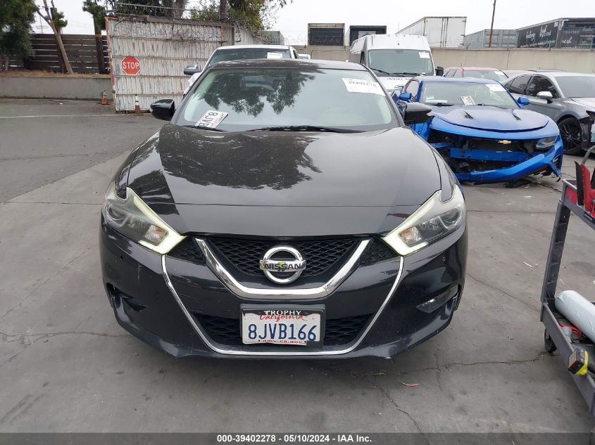 2018 Nissan Maxima 3.5 Sv VIN: 1N4AA6AP1JC362862 Lot: 39402278