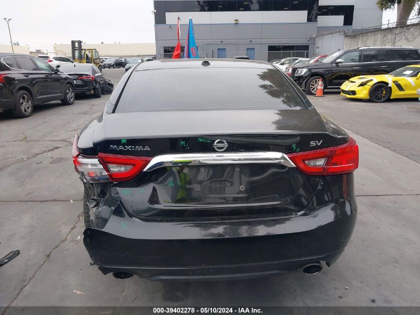 2018 Nissan Maxima 3.5 Sv VIN: 1N4AA6AP1JC362862 Lot: 39402278