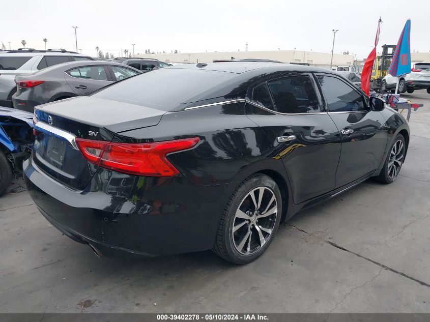 2018 Nissan Maxima 3.5 Sv VIN: 1N4AA6AP1JC362862 Lot: 39402278