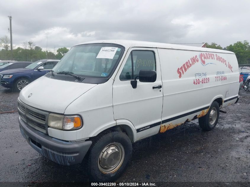 1997 Dodge Ram Van 3500 Commercial VIN: 2B7KB31Z6VK542484 Lot: 39402280