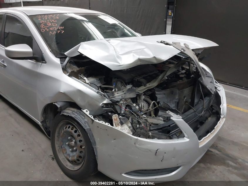 2014 Nissan Sentra Sv VIN: 3N1AB7AP9EL618238 Lot: 39402281