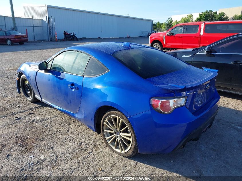 2016 Subaru Brz Limited VIN: JF1ZCAC13G9603562 Lot: 39402287