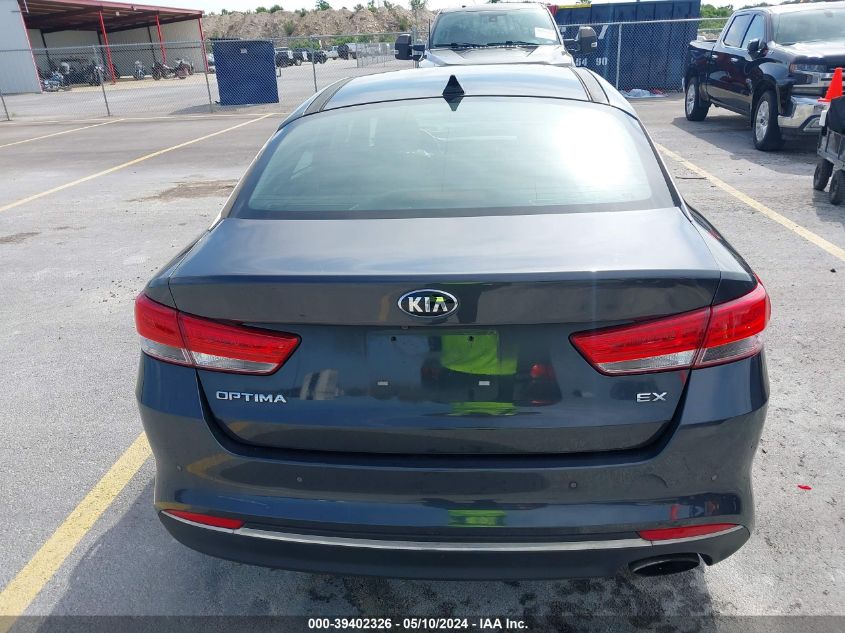 2018 Kia Optima Ex VIN: 5XXGU4L32JG261243 Lot: 39402326