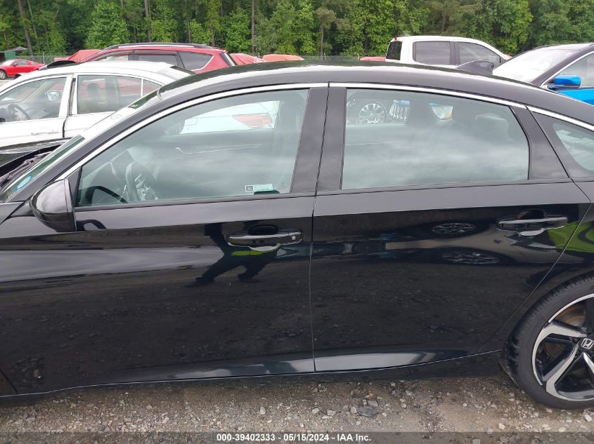 2022 Honda Accord Sport VIN: 1HGCV1F35NA041054 Lot: 39402333