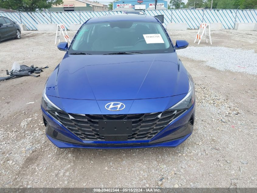 2023 HYUNDAI ELANTRA LIMITED - KMHLP4AGXPU524492