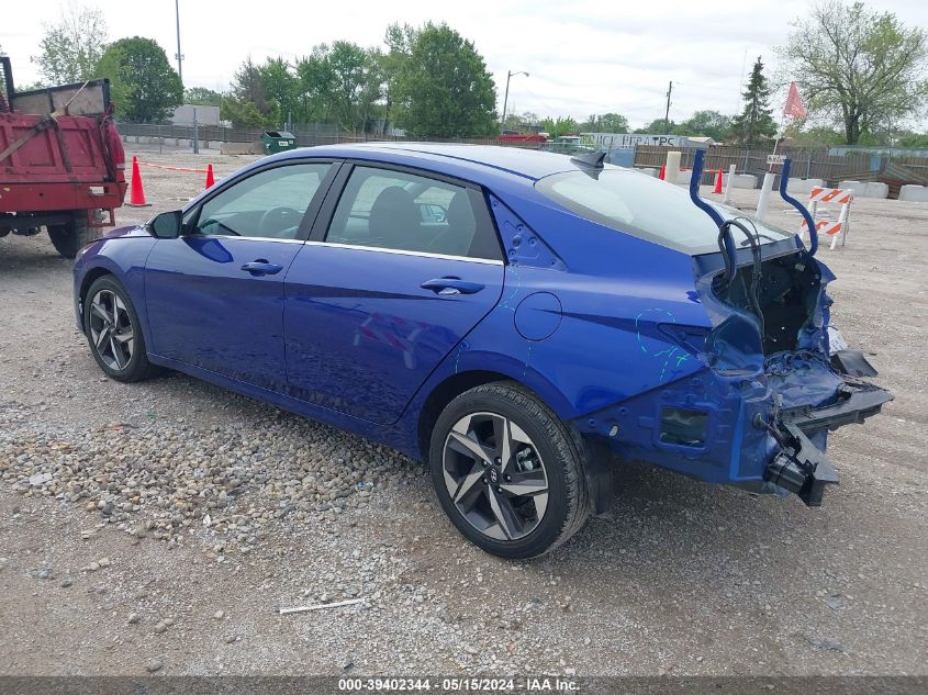 2023 HYUNDAI ELANTRA LIMITED - KMHLP4AGXPU524492