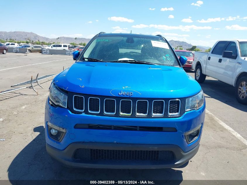 2020 Jeep Compass Latitude Fwd VIN: 3C4NJCBB2LT129318 Lot: 39402359