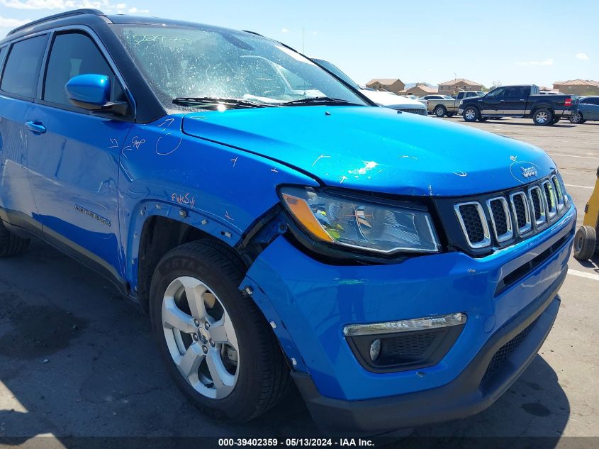 2020 Jeep Compass Latitude Fwd VIN: 3C4NJCBB2LT129318 Lot: 39402359