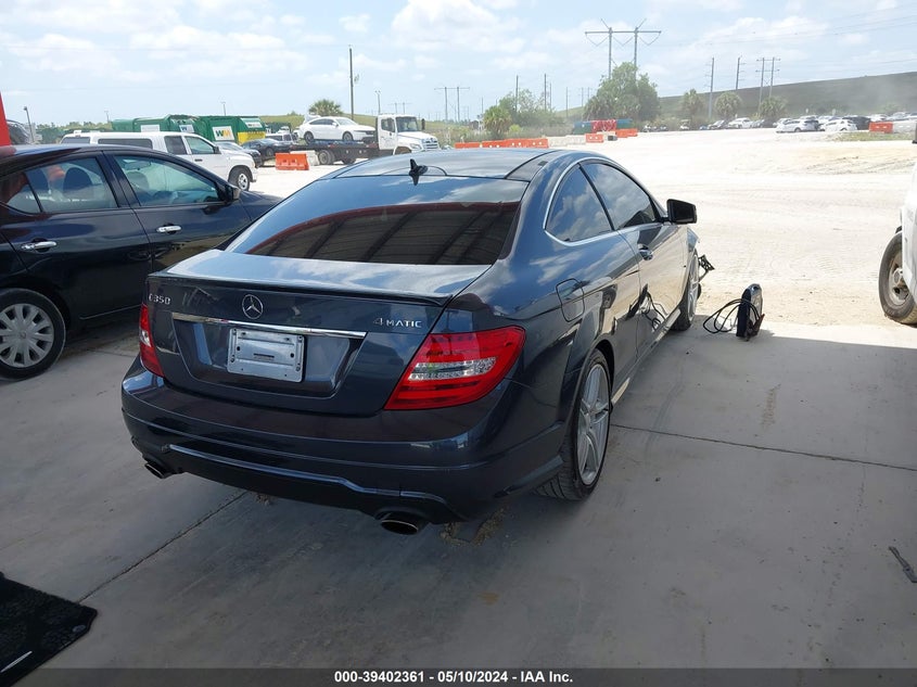 2014 MERCEDES-BENZ C 350 SPORT 4MATIC - WDDGJ8JB6EG247926