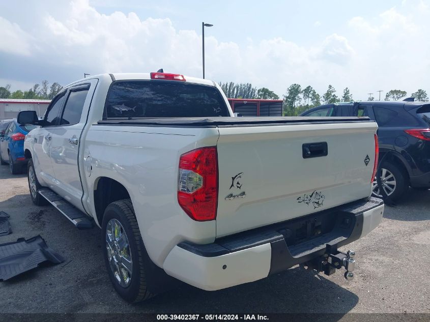 2020 Toyota Tundra Crewmax 1794/Crewmax Plat VIN: 5TFAY5F17LX903722 Lot: 39402367