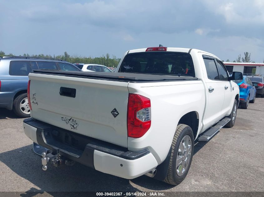 2020 Toyota Tundra Crewmax 1794/Crewmax Plat VIN: 5TFAY5F17LX903722 Lot: 39402367