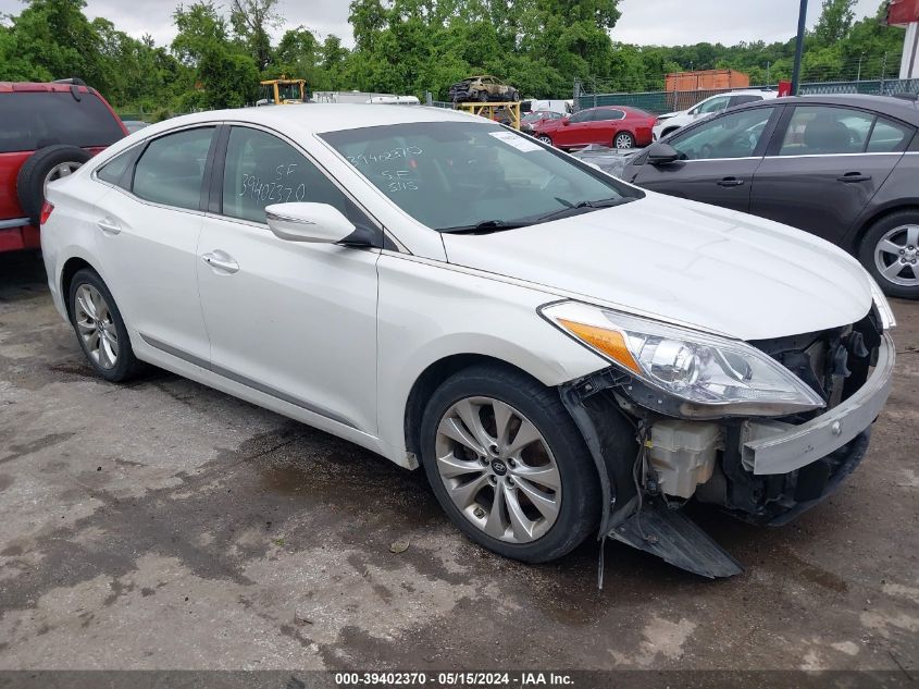 2014 Hyundai Azera VIN: KMHFG4JG8EA368335 Lot: 39402370