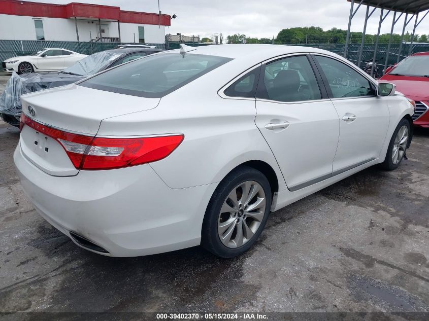 2014 Hyundai Azera VIN: KMHFG4JG8EA368335 Lot: 39402370