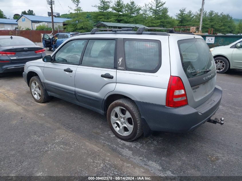 2003 Subaru Forester X VIN: JF1SG63683H737644 Lot: 39402375