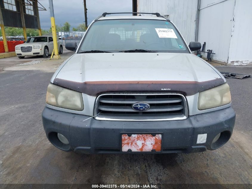 2003 Subaru Forester X VIN: JF1SG63683H737644 Lot: 39402375