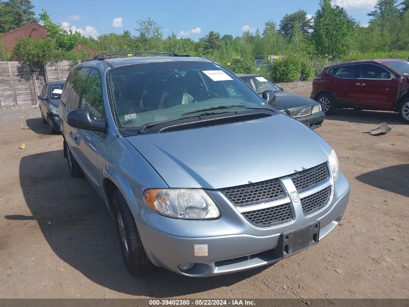 2003 Dodge Grand Caravan Es VIN: 2D4GP54LX3R351085 Lot: 39402380