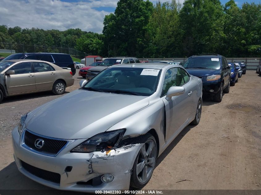 2010 Lexus Is 350C VIN: JTHFE2C25A2501216 Lot: 39402393