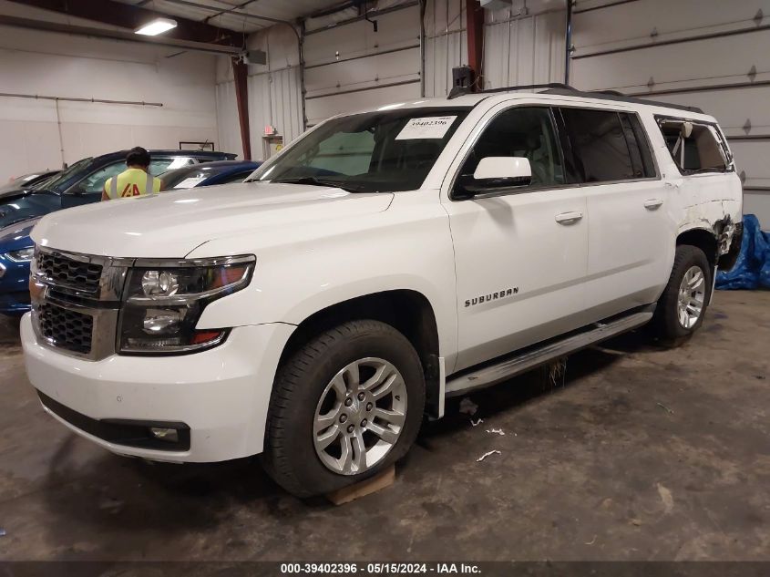 2015 Chevrolet Suburban 1500 Lt VIN: 1GNSKJKC2FR135881 Lot: 39402396