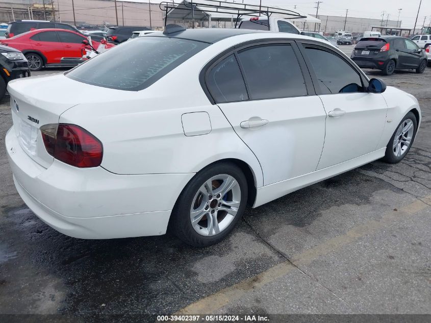 2008 BMW 328I VIN: WBAVC53598FZ84434 Lot: 39402397