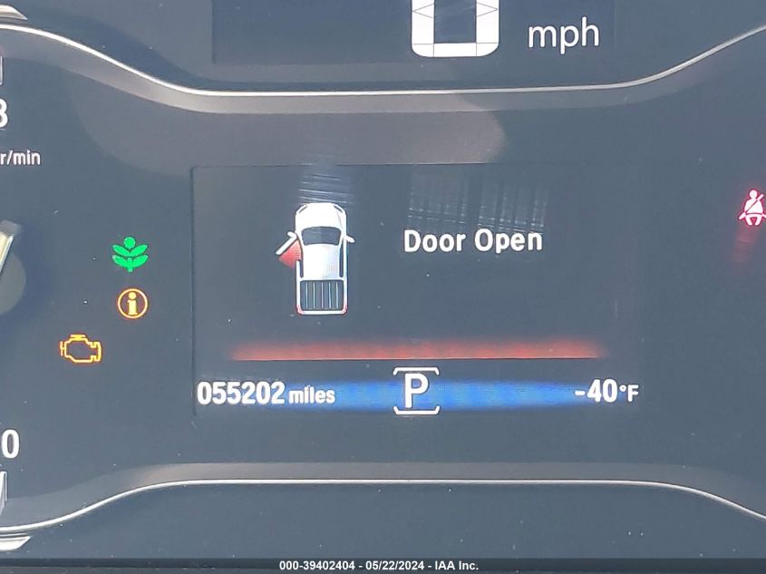 2019 Honda Ridgeline Sport VIN: 5FPYK3F11KB039996 Lot: 39402404