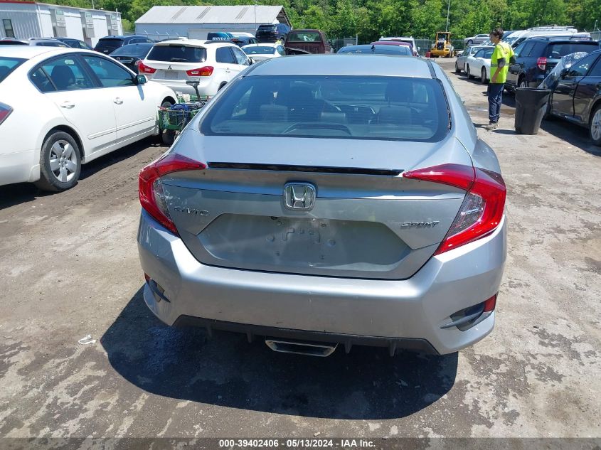 2019 Honda Civic Sport VIN: 2HGFC2F8XKH568718 Lot: 39402406