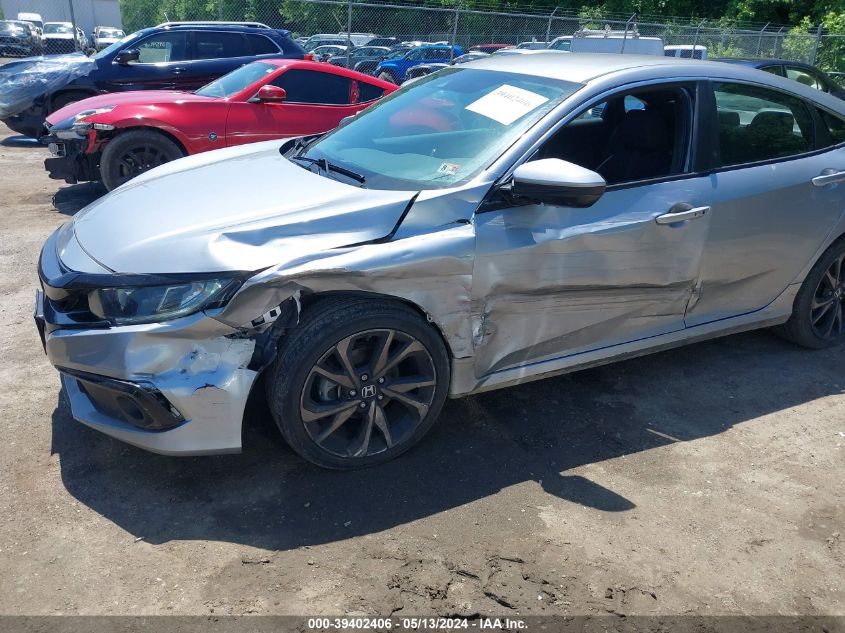 2019 Honda Civic Sport VIN: 2HGFC2F8XKH568718 Lot: 39402406