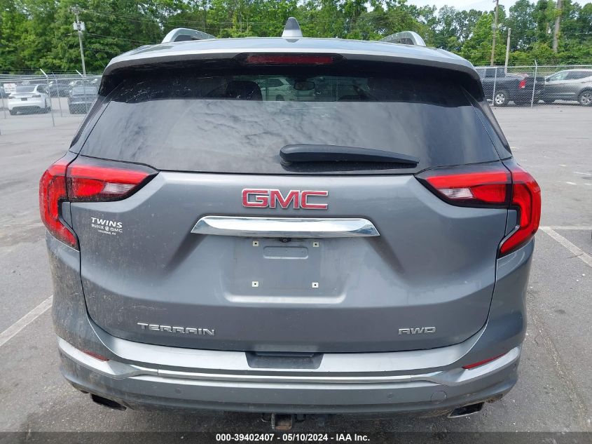 2019 GMC Terrain Denali VIN: 3GKALXEX9KL192796 Lot: 39402407