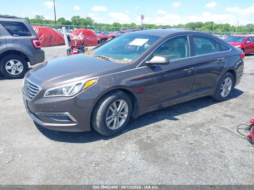 2015 Hyundai Sonata Se VIN: 5NPE24AF9FH135984 Lot: 39402409