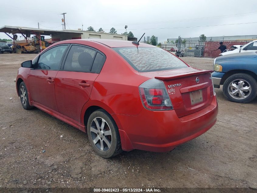 2011 Nissan Sentra 2.0Sr VIN: 3N1AB6AP0BL720761 Lot: 39402423