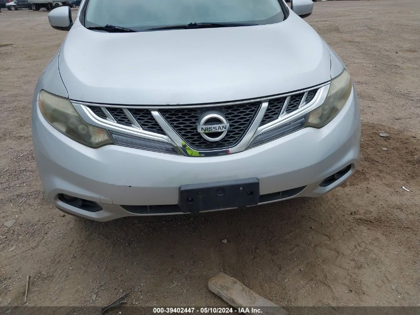 2012 Nissan Murano Le VIN: JN8AZ1MW2CW229624 Lot: 39402447