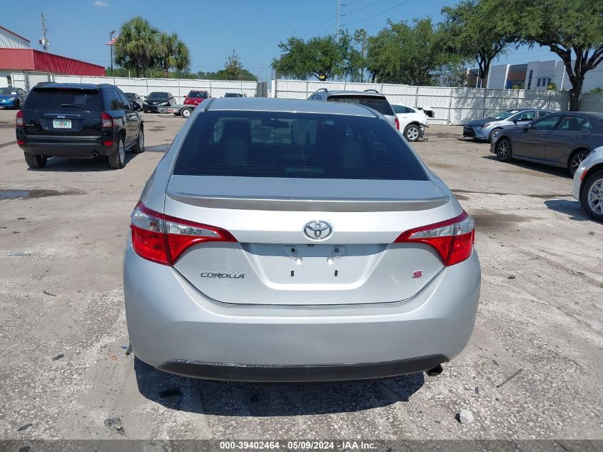 2016 Toyota Corolla S Plus VIN: 2T1BURHE3GC521599 Lot: 39402464