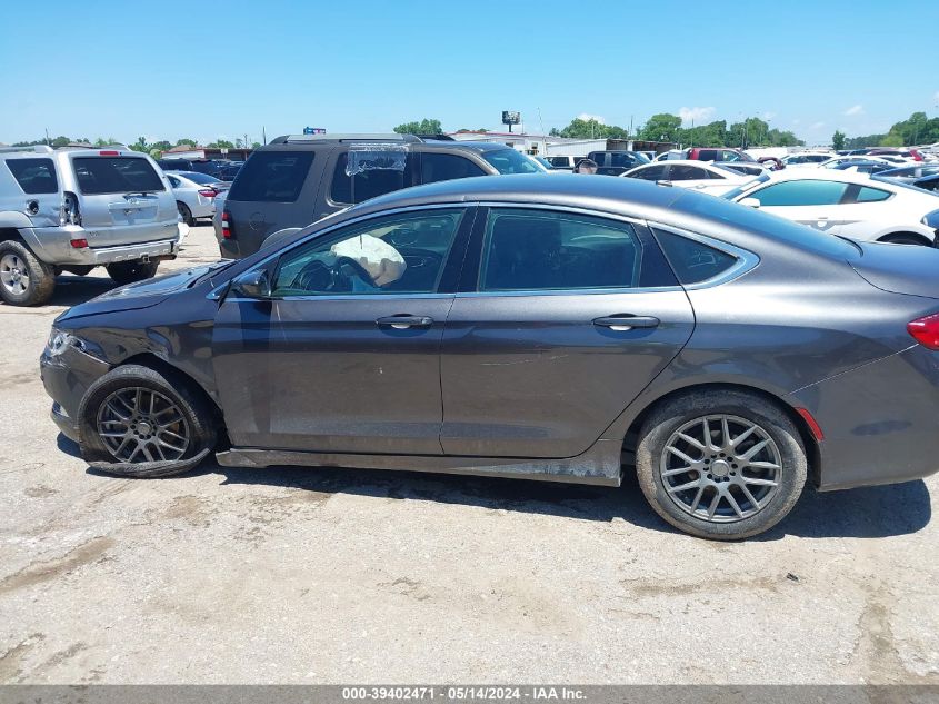 2016 Chrysler 200 Limited VIN: 1C3CCCABXGN111999 Lot: 39402471