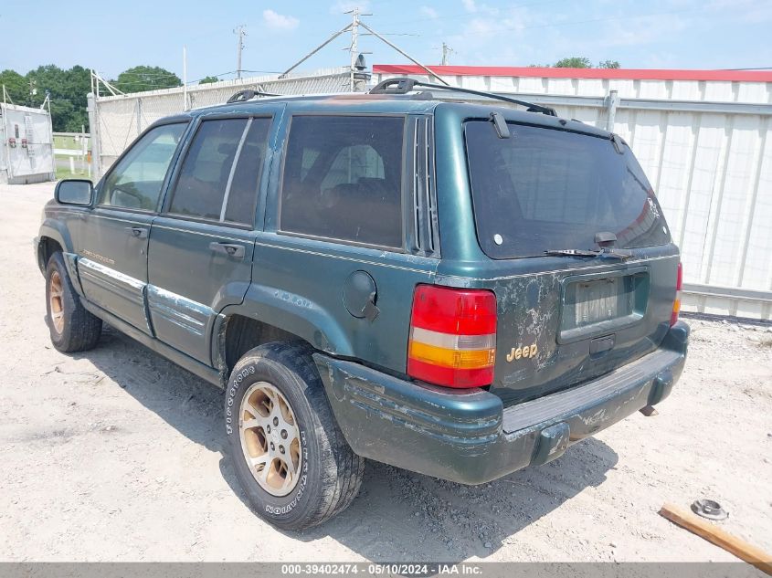1996 Jeep Grand Cherokee Limited VIN: 1J4FX78S7TC372825 Lot: 39402474