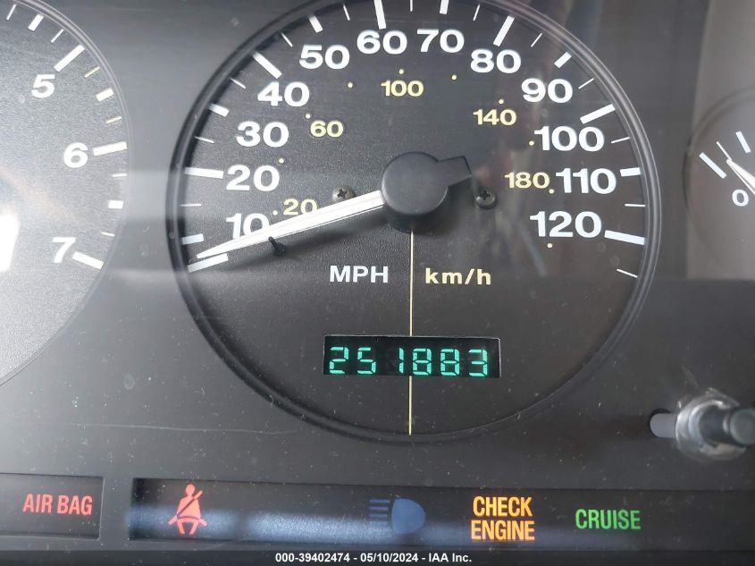 1996 Jeep Grand Cherokee Limited VIN: 1J4FX78S7TC372825 Lot: 39402474