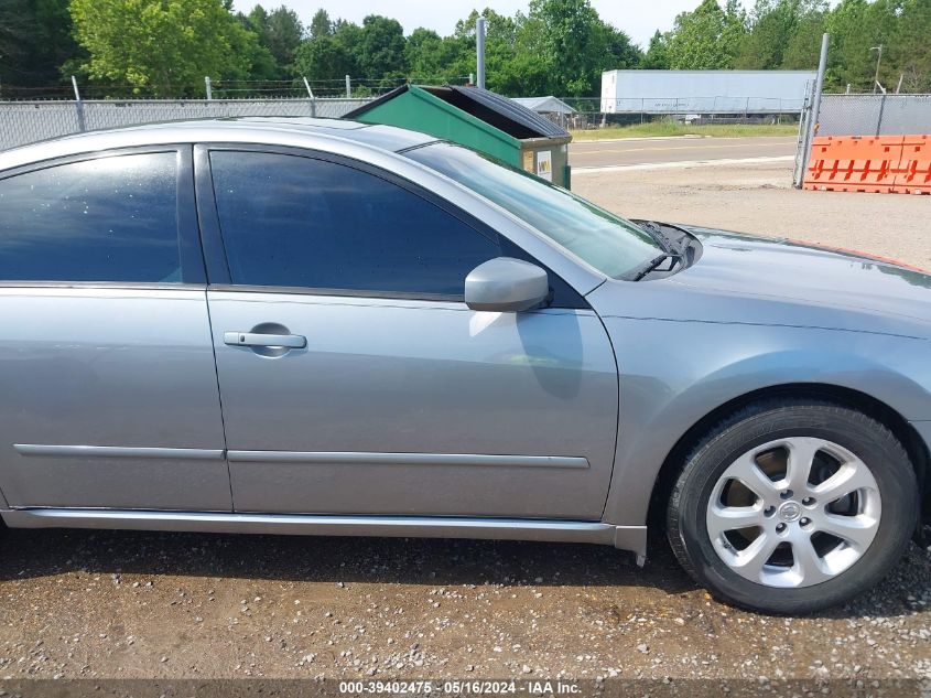 2007 Nissan Maxima 3.5 Sl VIN: 1N4BA41E07C843377 Lot: 39402475