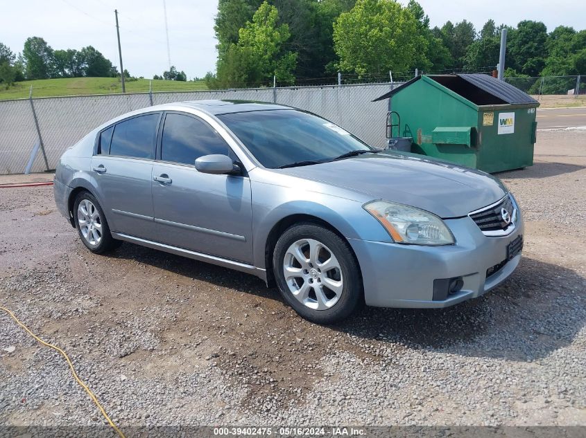 2007 Nissan Maxima 3.5 Sl VIN: 1N4BA41E07C843377 Lot: 39402475