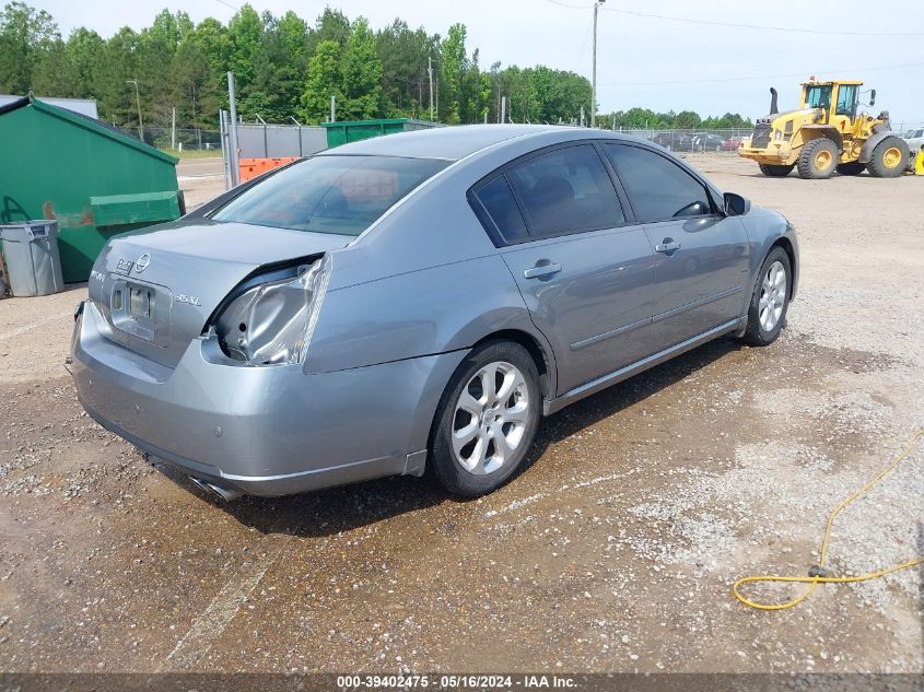 2007 Nissan Maxima 3.5 Sl VIN: 1N4BA41E07C843377 Lot: 39402475