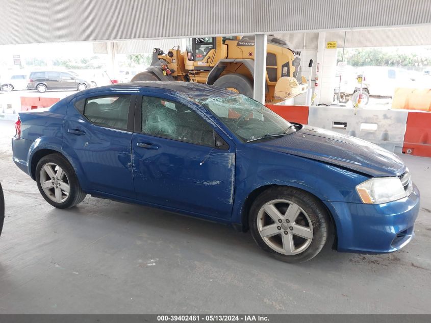 2013 Dodge Avenger Se VIN: 1C3CDZAB4DN644670 Lot: 39402481