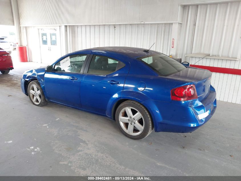 2013 Dodge Avenger Se VIN: 1C3CDZAB4DN644670 Lot: 39402481