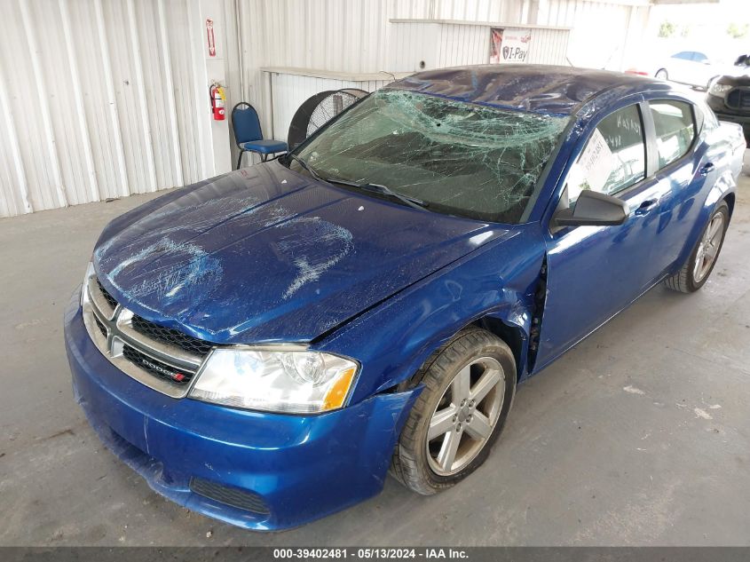 2013 Dodge Avenger Se VIN: 1C3CDZAB4DN644670 Lot: 39402481