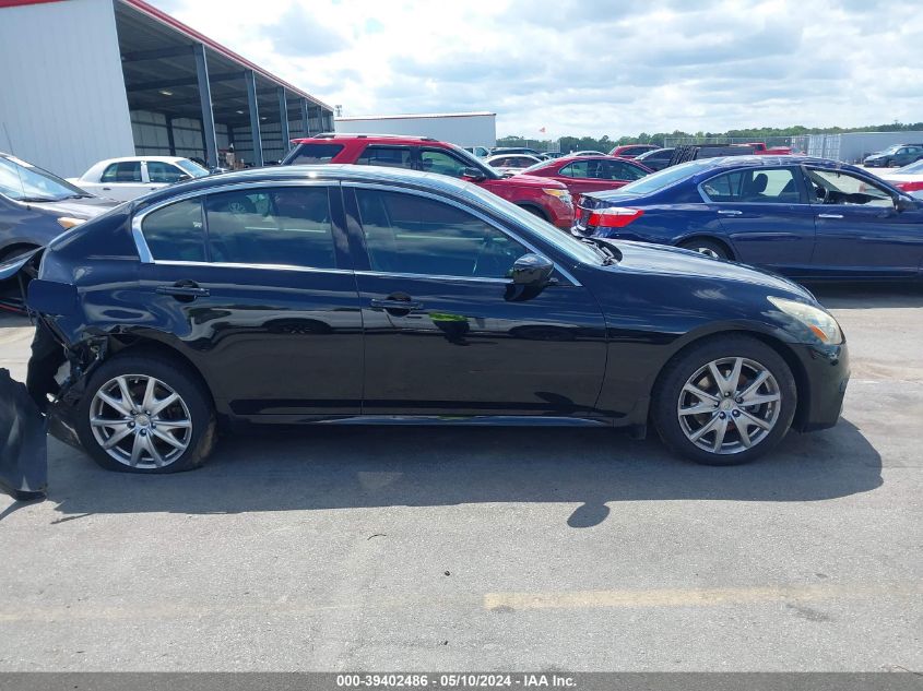 2011 Infiniti G37X VIN: JN1CV6AR5BM405400 Lot: 39402486