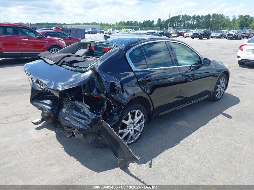 2011 Infiniti G37X VIN: JN1CV6AR5BM405400 Lot: 39402486