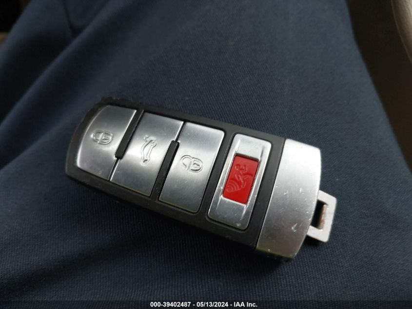 2011 Volkswagen Cc Sport VIN: WVWMP7AN2BE705744 Lot: 39402487