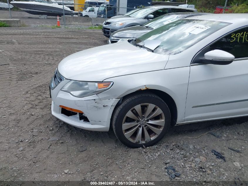 2011 Volkswagen Cc Sport VIN: WVWMP7AN2BE705744 Lot: 39402487